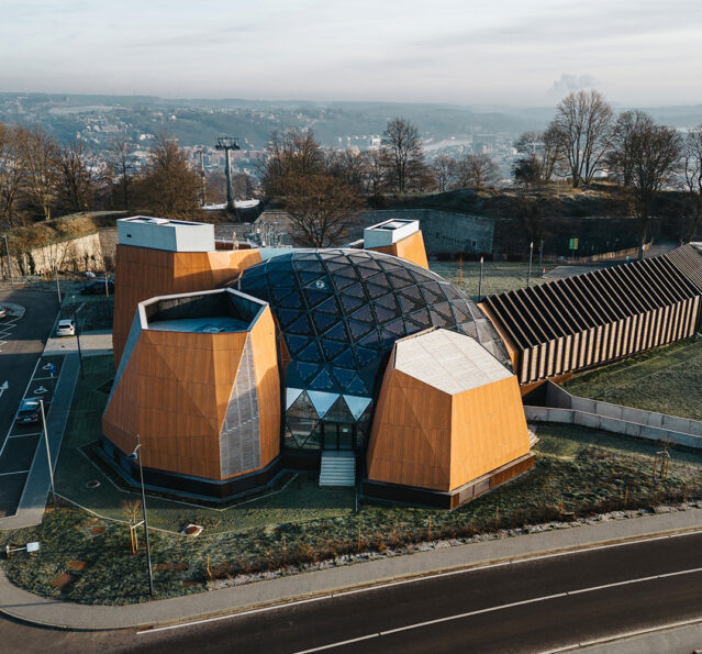 Image panoramique du Pavillon à Namur